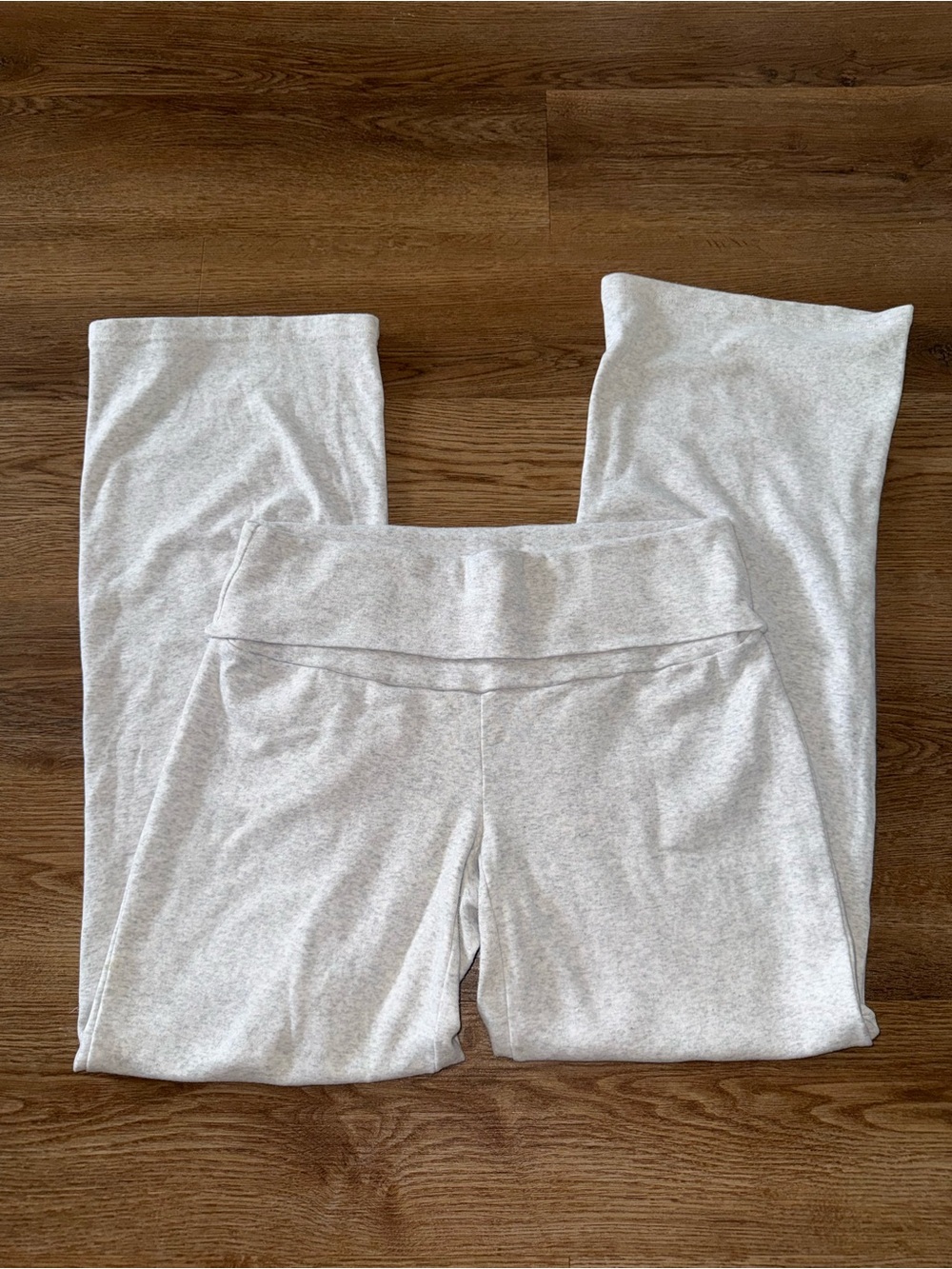 chrome riot Light Gray Fold-Over Waist Lounge Pants